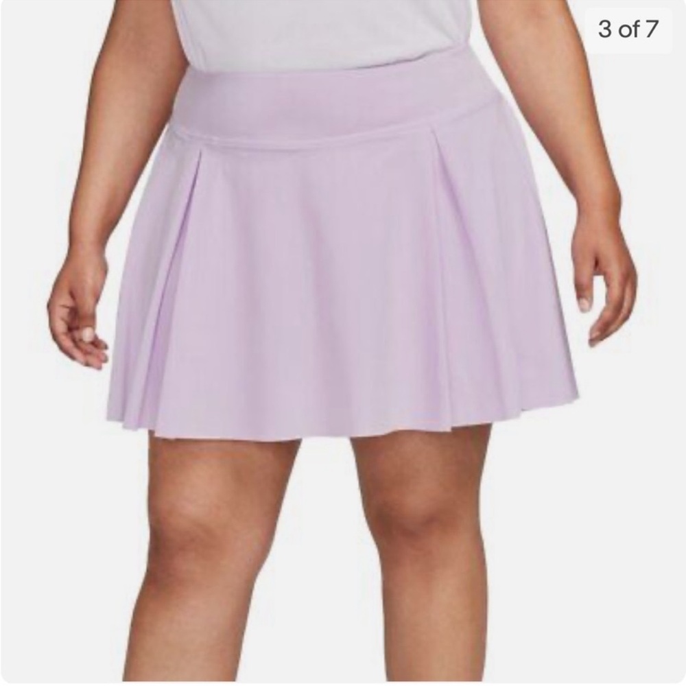 Nike Women’s DriFit Club Tennis Skort Light Lilac Size 1X